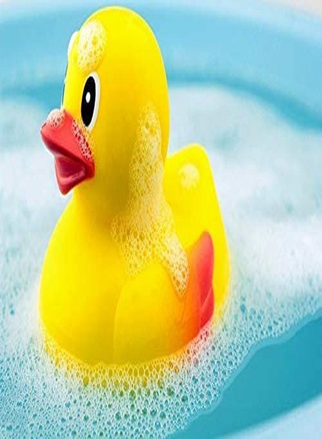 BOTIST Baby Loving Amazing Duck Family Bathing Rubber Toys for Baby Set Yellow Rubber Squeaky Lovely Floating Water Pool Tub Ducklings Toddler Toys with Chu Chu Sound (Pack of 4) - Image 2